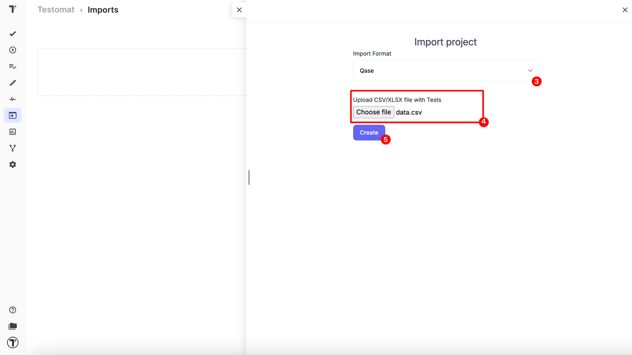 image Import from Spreadsheet button